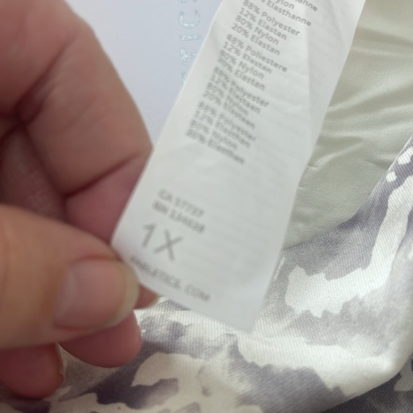 Fabletics Boost Powerhold High Waisted 7/8 Leggings Runyon Pink Cloud 1X - Picture 11 of 14